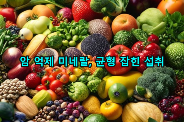 5-2 미네랄 균형의 중요성: 암 억제 미네랄 섭취