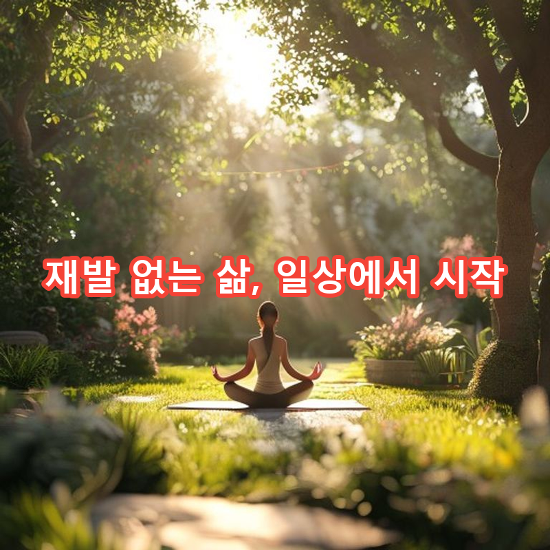 8-2 재발 방지를 위한 생활 습관 유지