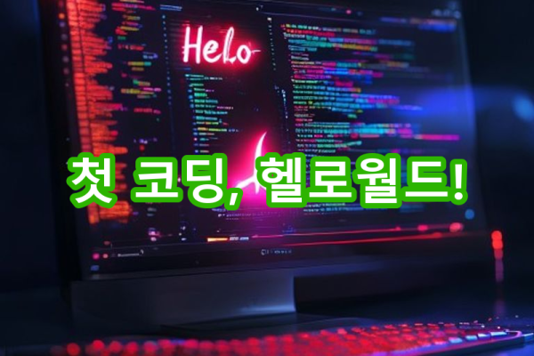 1-4 첫 번째 프로그램 작성: 'Hello, World!' 출력하기