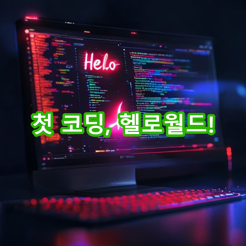 1-4 첫 번째 프로그램 작성: 'Hello, World!' 출력하기