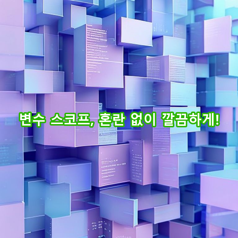 5-4 지역 변수와 전역 변수의 스코프 개념
