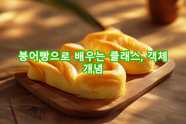 8-1 클래스와 객체의 개념: 붕어빵 틀과 붕어빵 비유