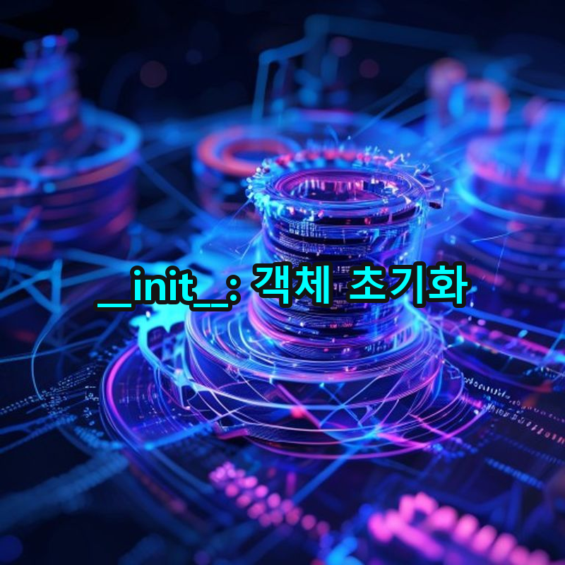 8-4 생성자 __init__: 객체 초기화하기