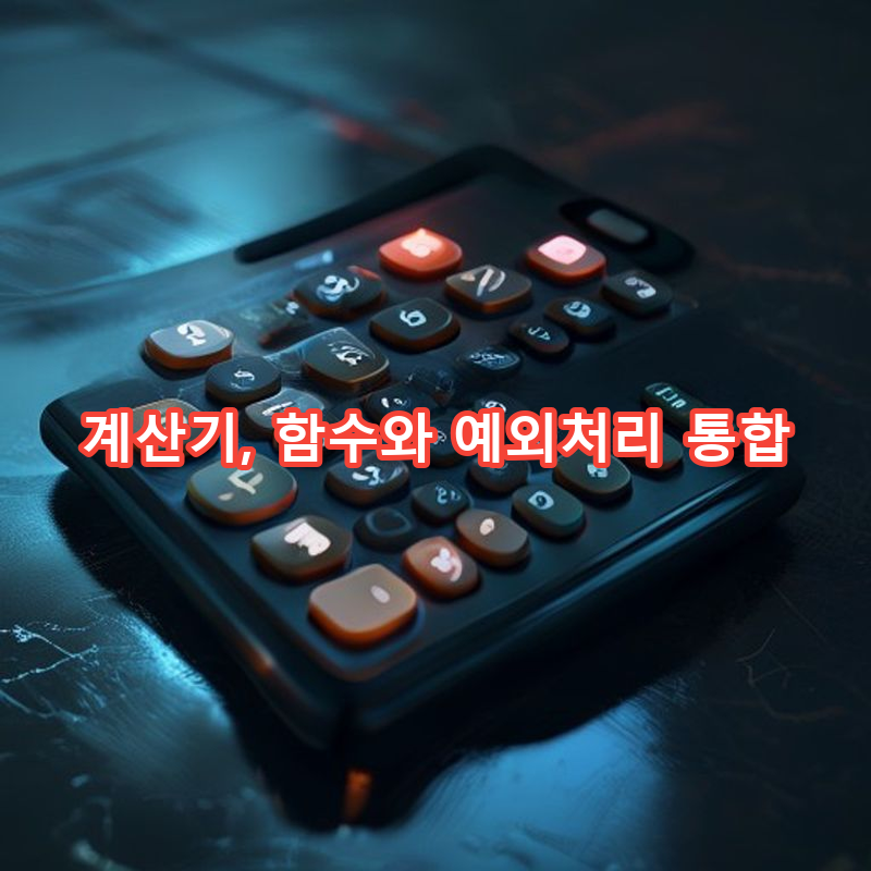 9-4 간단한 계산기: 함수와 예외 처리 통합